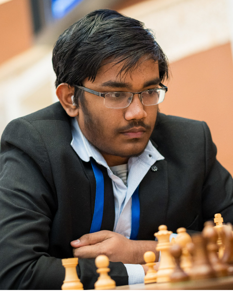 Bharath Subramaniyam H, #20 FIDE-rated chess grandmaster from India