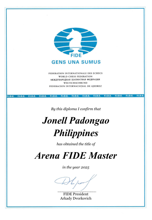 User certificate