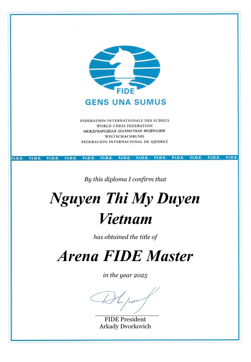 User certificate
