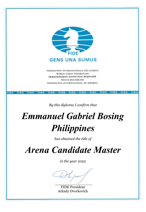 User certificate