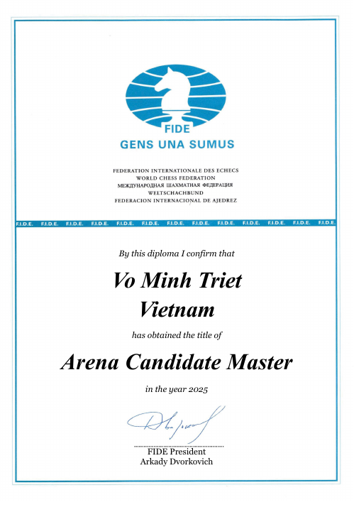 User certificate