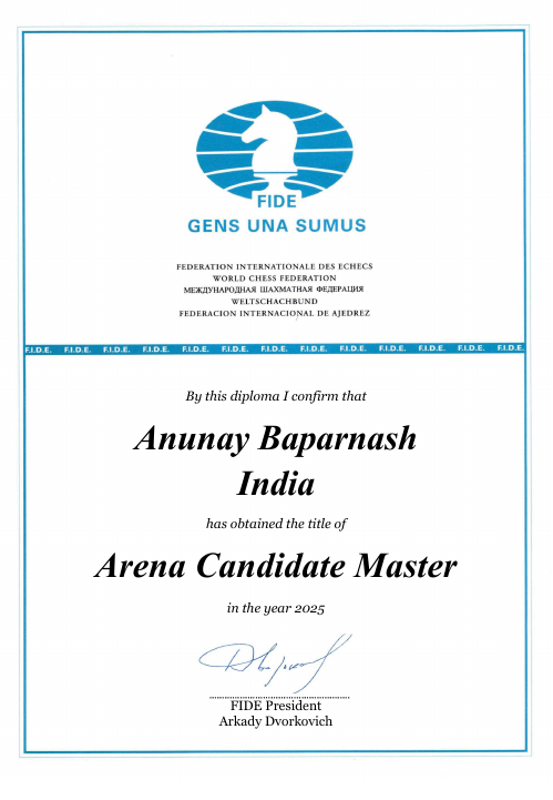 User certificate