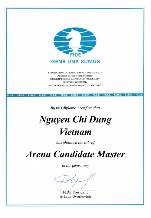 User certificate