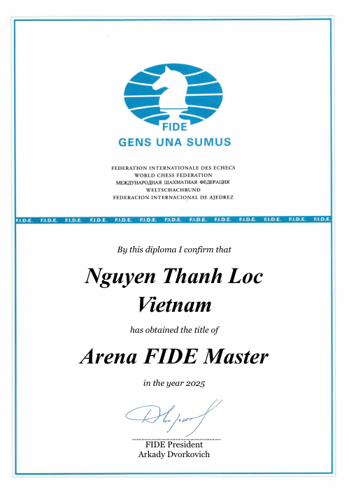 User certificate