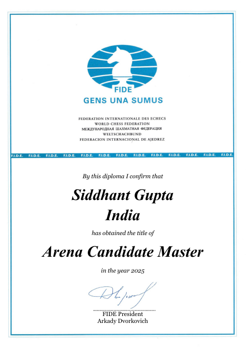User certificate