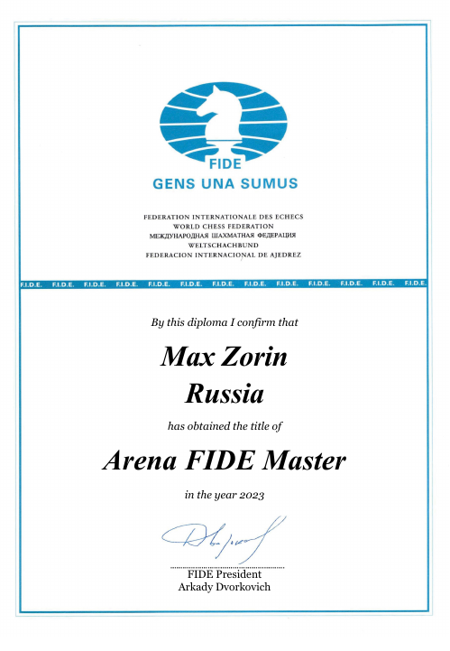 User certificate