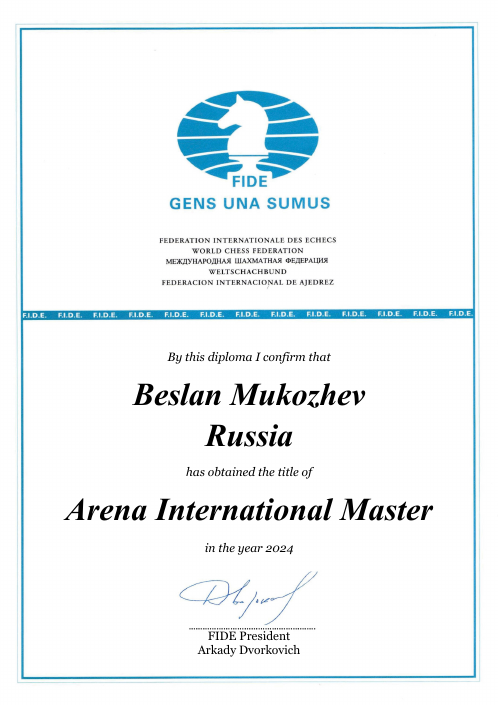 User certificate