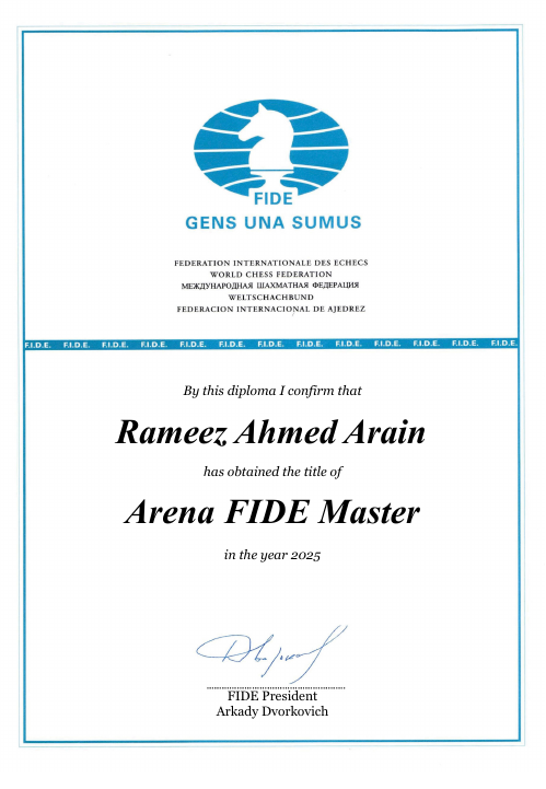 User certificate