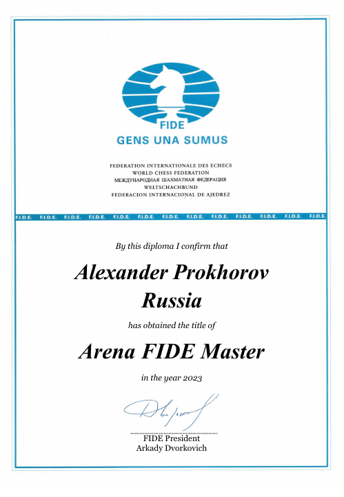 User certificate