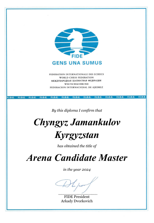 User certificate