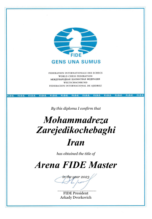 User certificate