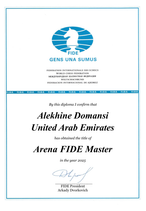 User certificate