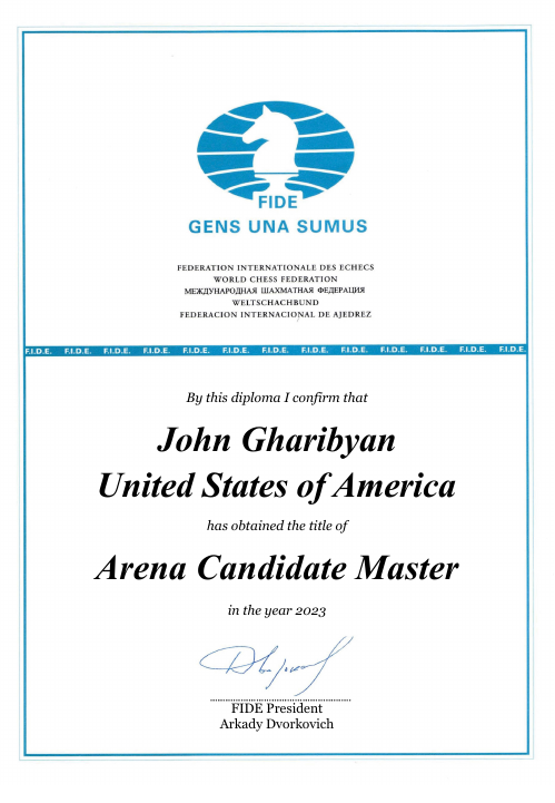 User certificate