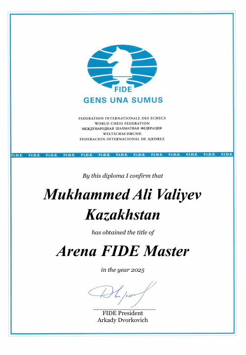 User certificate