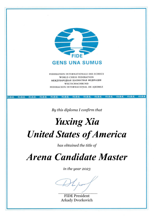 User certificate