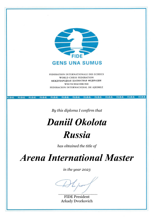User certificate
