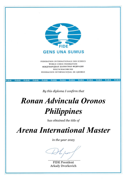 User certificate