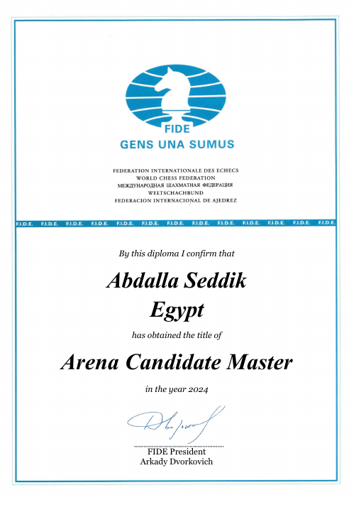 User certificate