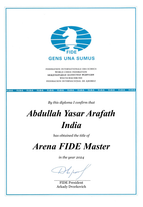 User certificate