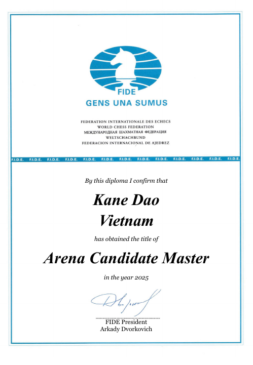User certificate
