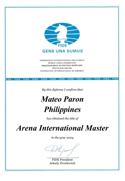 User certificate