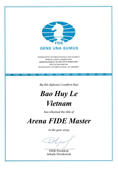 User certificate