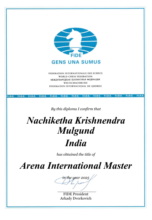 User certificate