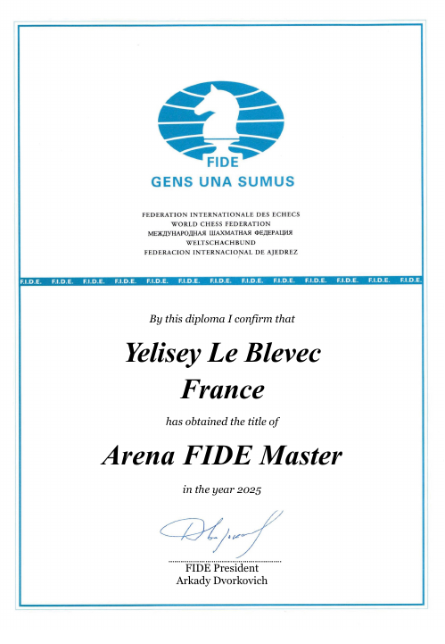 User certificate