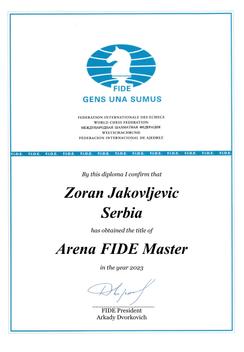 User certificate