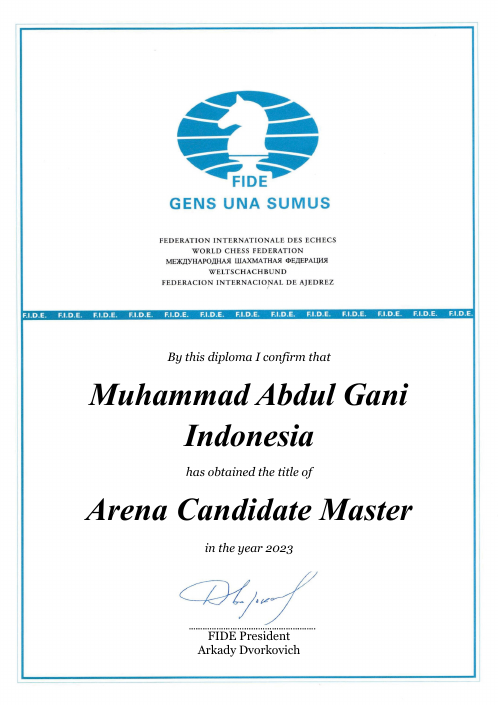 User certificate