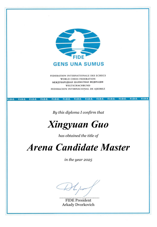 User certificate