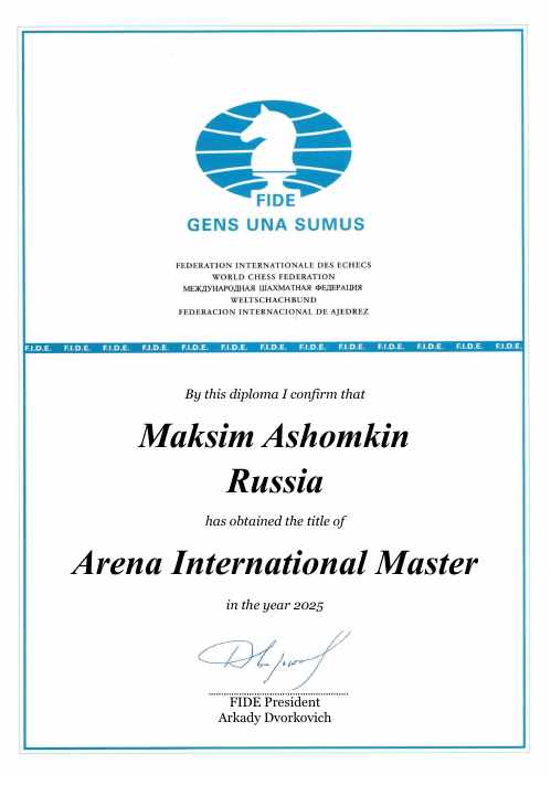 User certificate