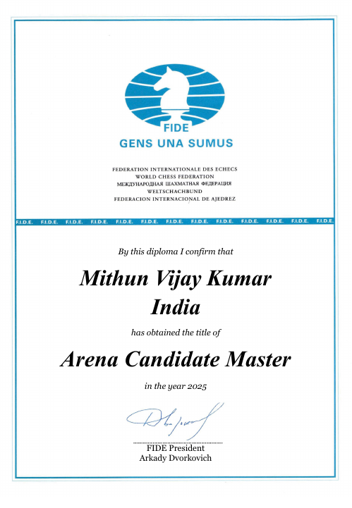 User certificate