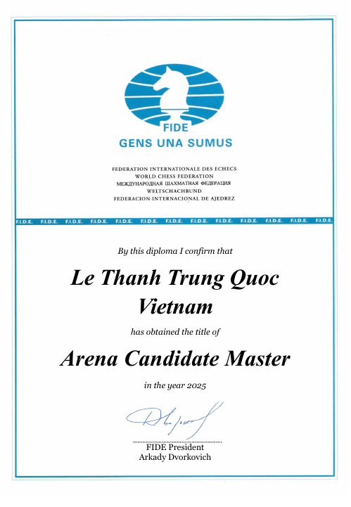 User certificate