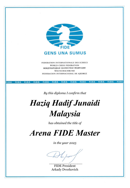 User certificate