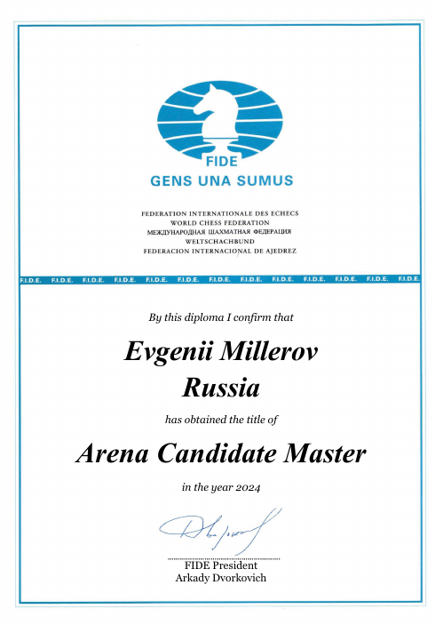 User certificate