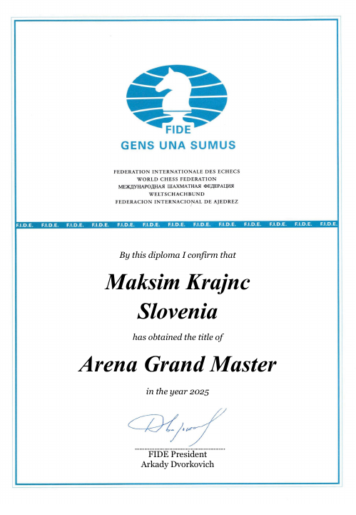 User certificate