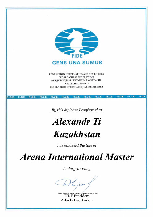 User certificate