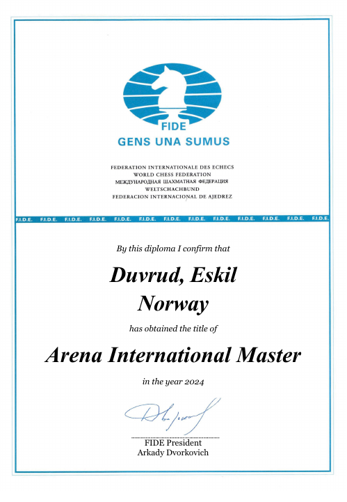 User certificate