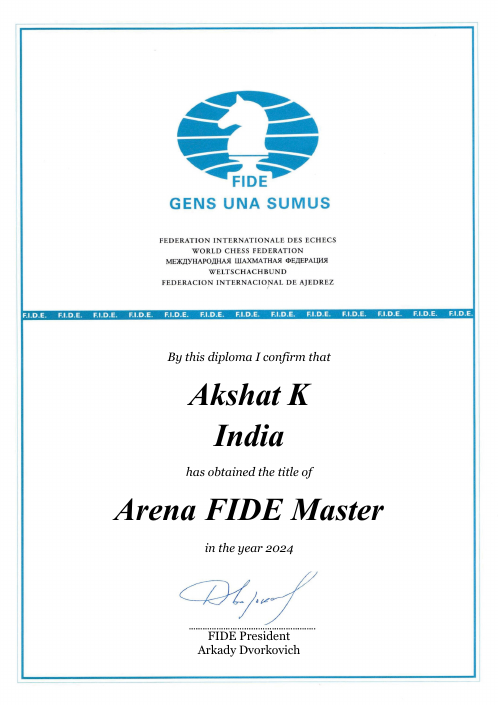 User certificate