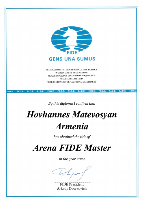 User certificate
