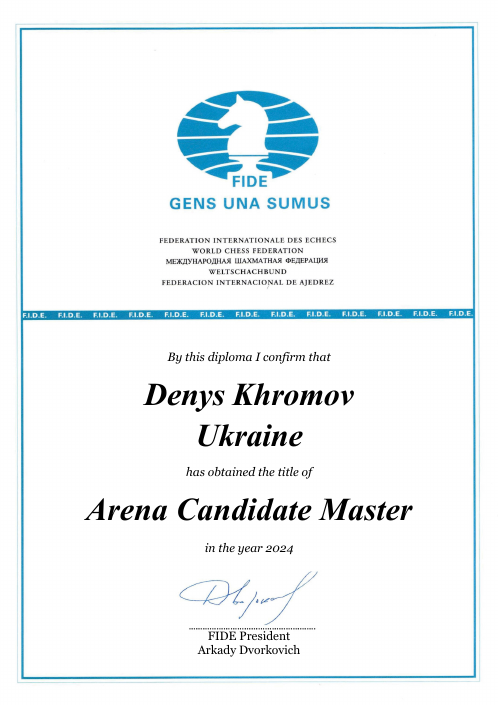 User certificate