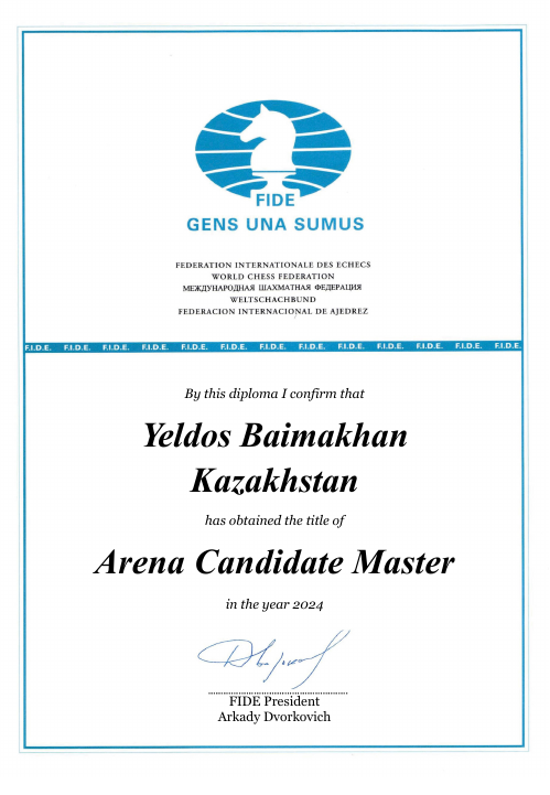 User certificate