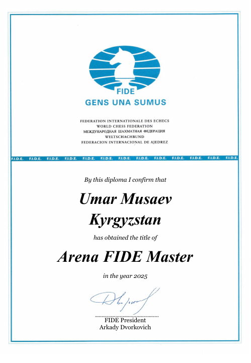 User certificate