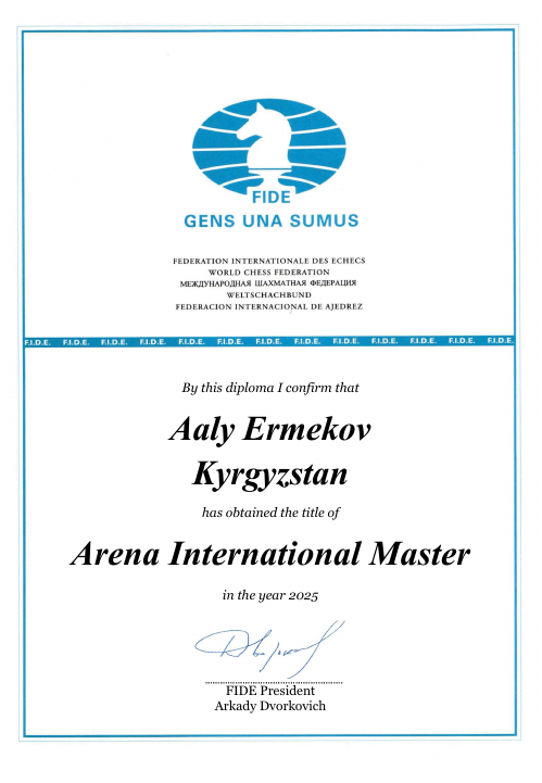 User certificate