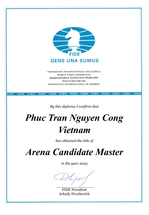 User certificate