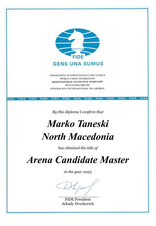 User certificate
