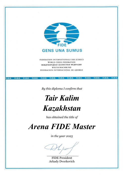 User certificate