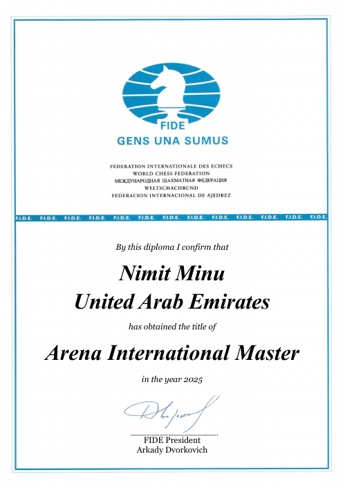User certificate