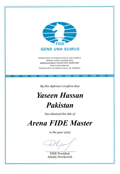 User certificate